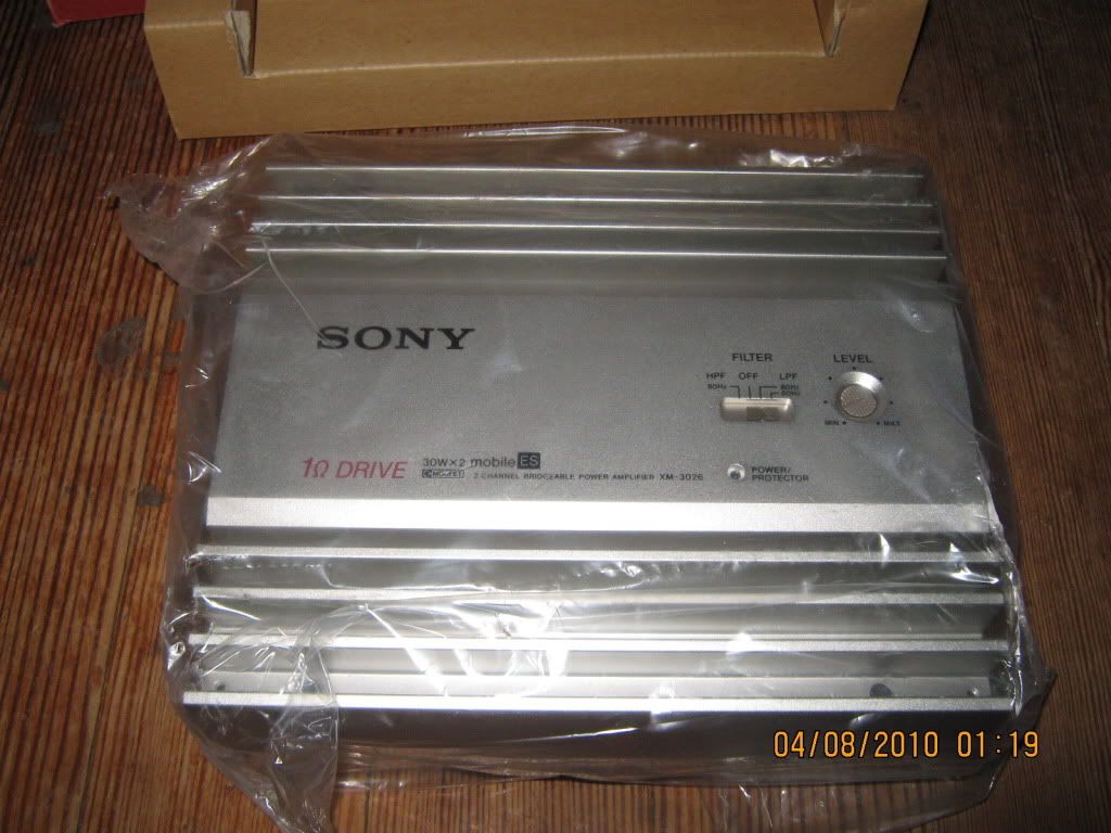 Rare Sony Mobile ES Amp BNIB Car Audio Car